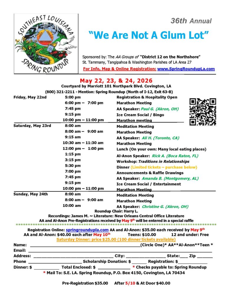 36th Annual Southeast Louisiana Spring Roundup May 22nd, 23rd, & 24th