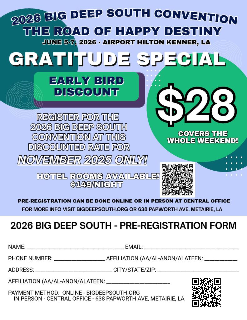 2026 Big Deep South Convention