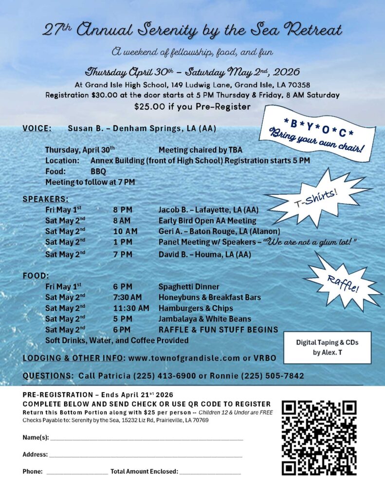 Serenity by the Sea RetreatMay 2nd