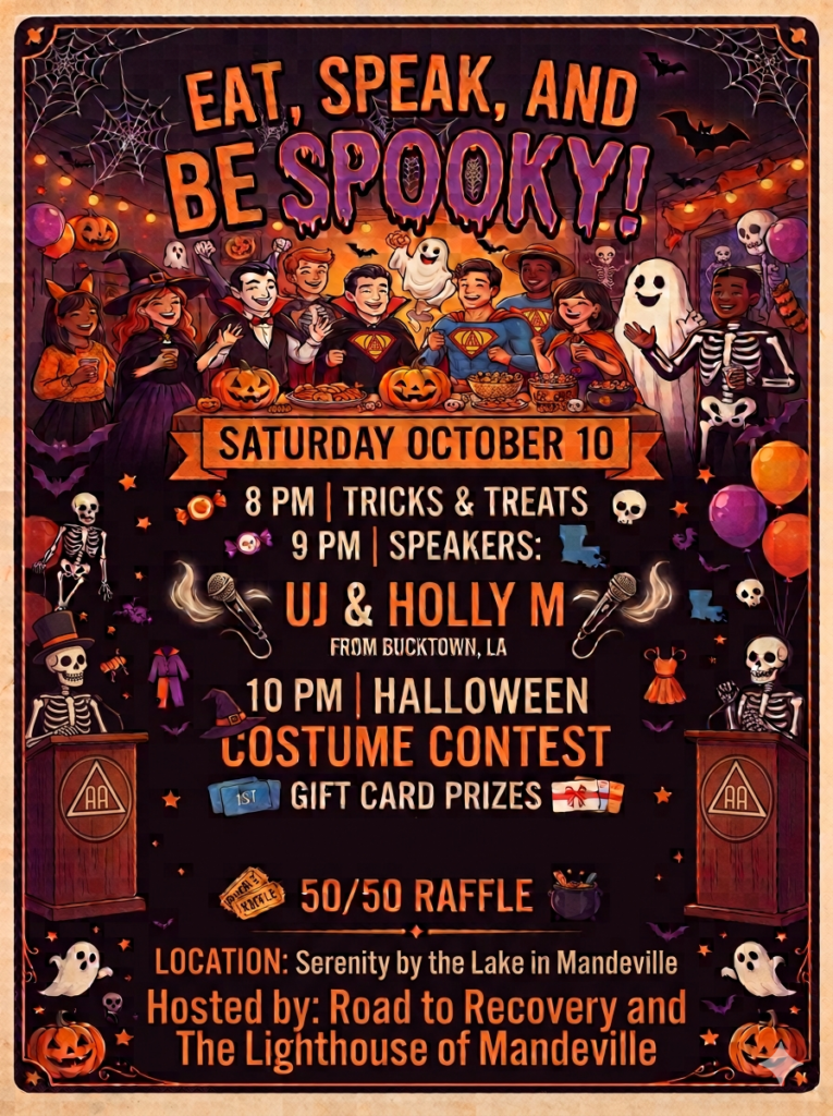 Eat, Speak, and Be SpookyOctober 10th